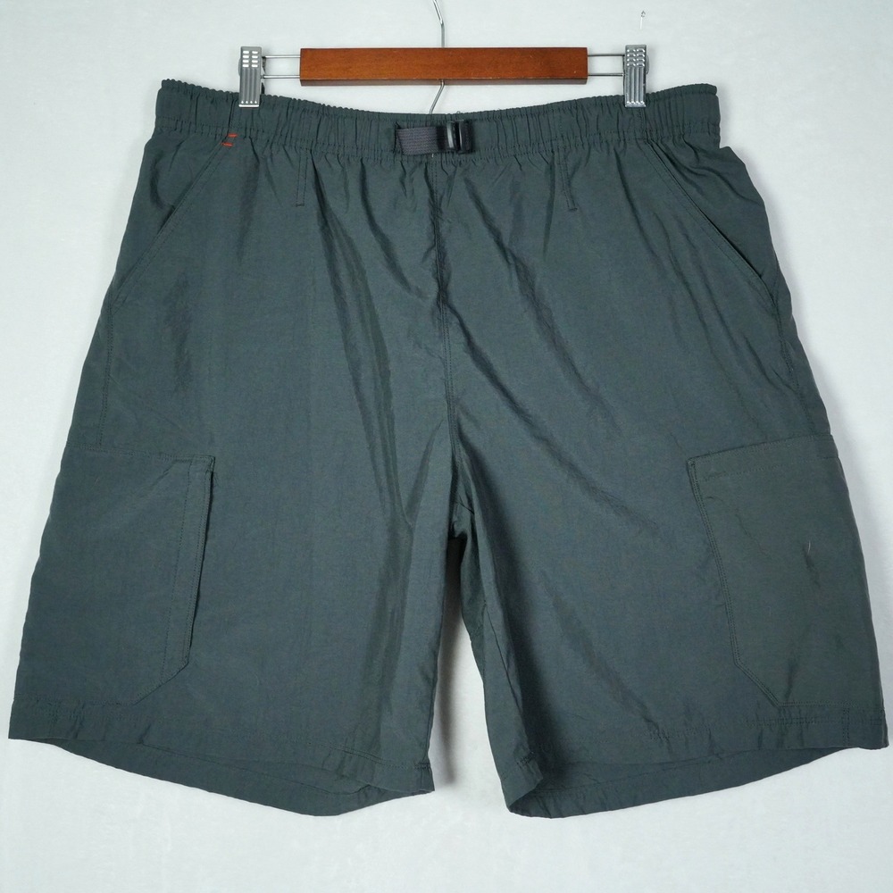 VTG Nike ACG Mens XL Cargo Shorts Charcoal Grey Belted Hiking Techwear S40510SFD